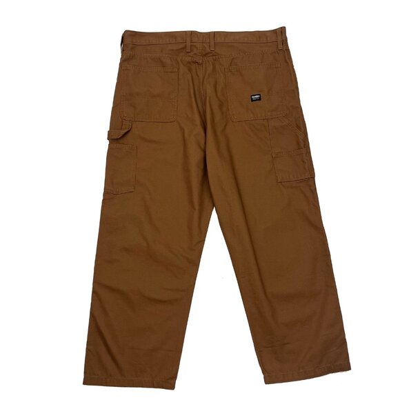 Levis Denizen Loose Fit Carpenter Jeans Mens Brown Denim Pants Wide Leg 40 x 30 - Picture 6 of 6